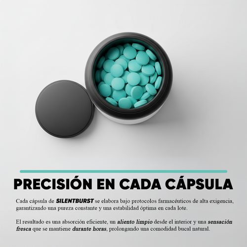 SILENTBURST™ 60 Píldoras AntiHalitosis